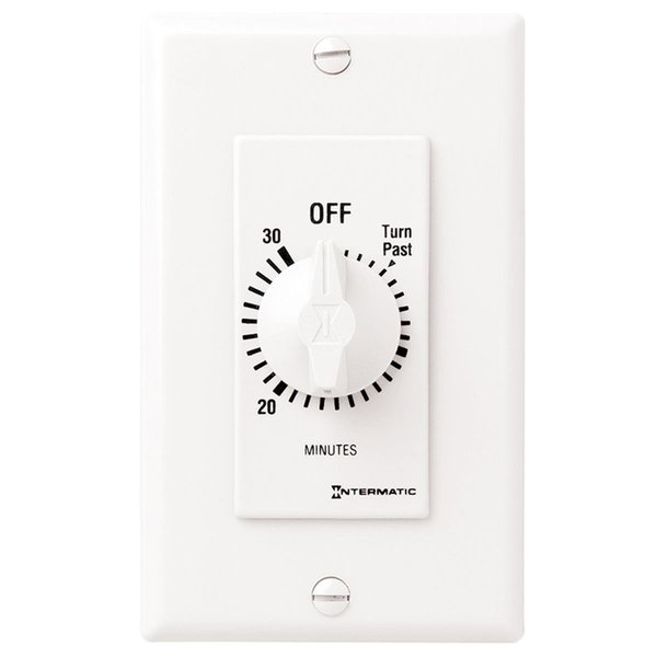 Intermatic Intermatic 3002814 Indoor Spring Wound Timer 277V White 3002814
